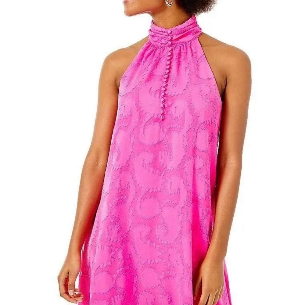 NWT Kristine Dress XXS Pink Tangerine Lilly Pulitzer